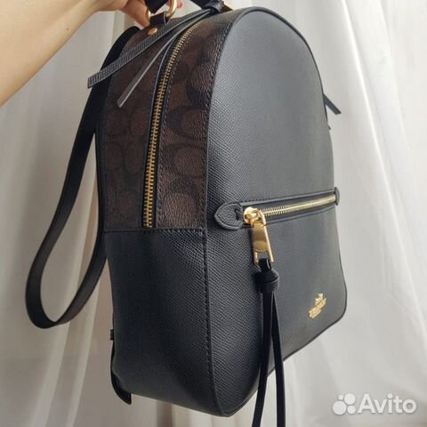 Новый женский рюкзак Coach чёрный