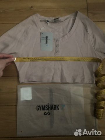 Gymshark кроп топ S новый