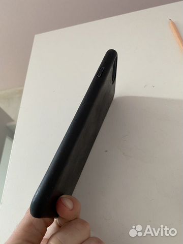 Чехол на iPhone 7/8 Plus apple кожаный синий
