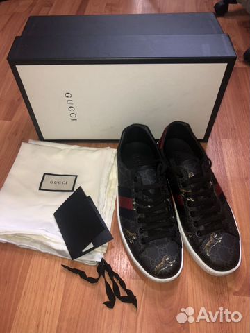 Кроссовки / кеды Gucci ace gg supreme tigers Кроссовки / кеды Gucci ace gg supreme tigers