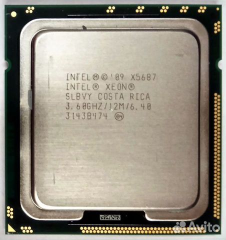 Процессор Intel Xeon X5677, X5687