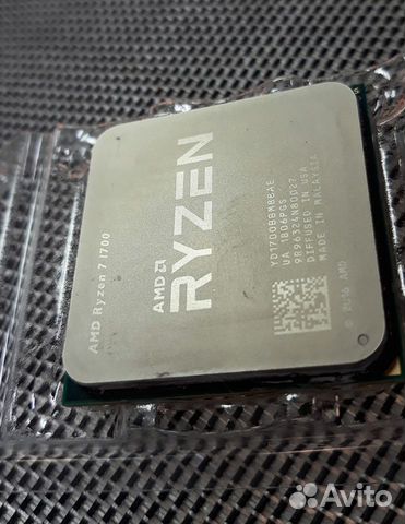 Процессор AMD Ryzen 7 1700, SocketAM4, OEM Процессор AMD Ryzen 7 1700, SocketAM4, OEM