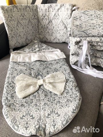 Конверт на выписку + бортики в кроватку