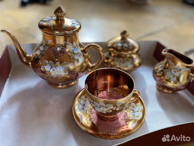 Сервиз чайный Богемия (Богемское стекло)