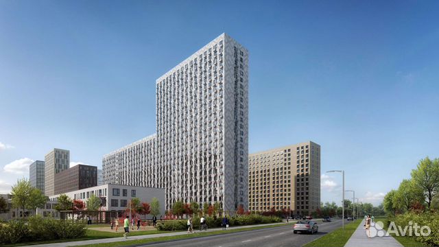 3-к квартира, 76.1 м², 2/15 эт.