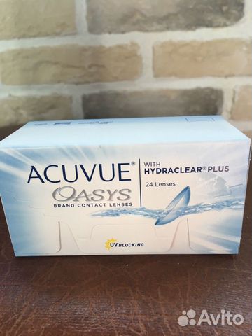 Линзы контактные Acuvue Oasys with hudraclesr plus