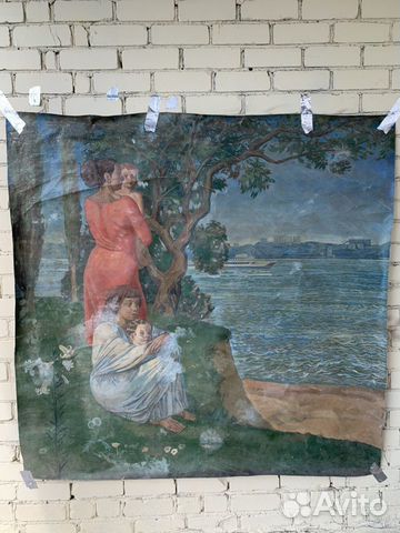 Картина времён СССР. Написанная маслом Картина времён СССР. Написанная маслом