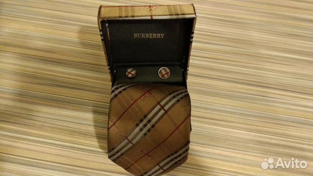 Галстук и запонки Б/У комплект