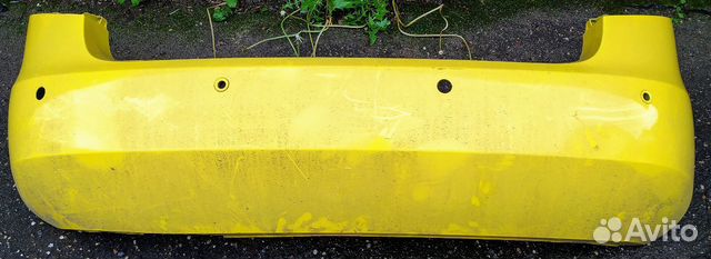 Задний бампер Шкода Фабия 2