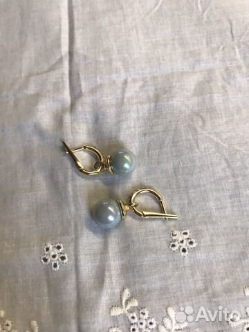 Серьги с майорским жемчугом Серьги с майорским жемчугом