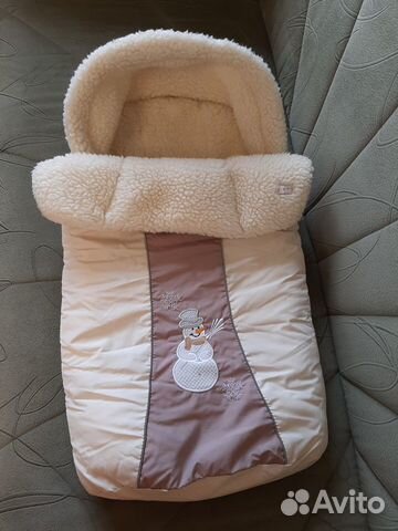 Детский меховой конверт, спальный мешок