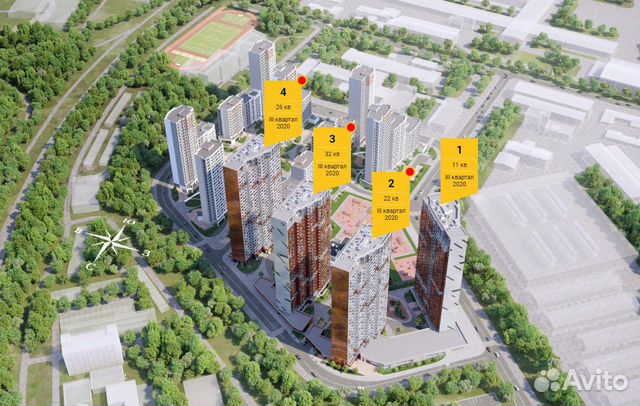 1-к квартира, 34 м², 14/31 эт.
