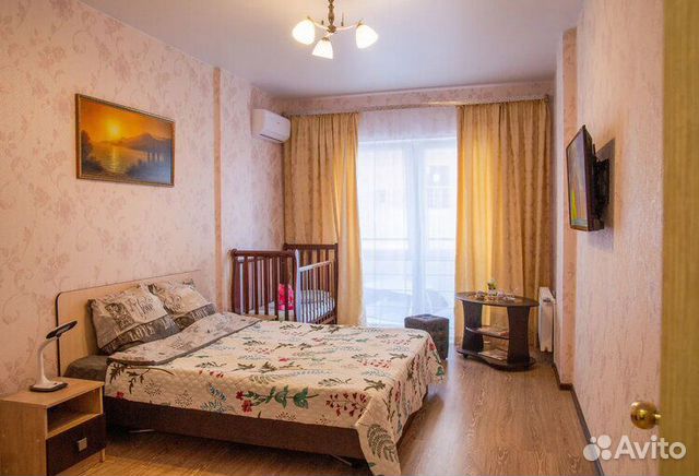 

1-к. квартира, 45 м², 2 кровати