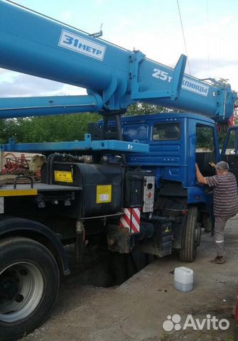 Аренда кран 25 т. 31 м