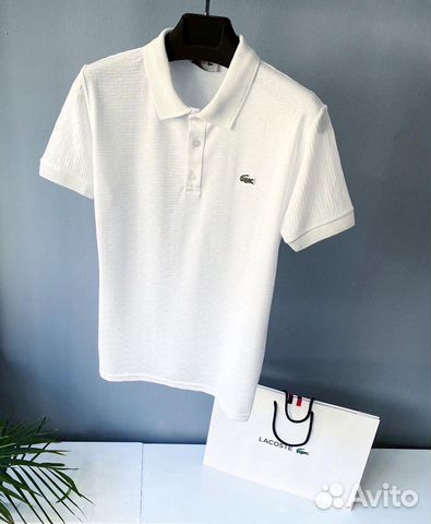 Футболка Lacoste polo Белая Футболка Lacoste polo Белая