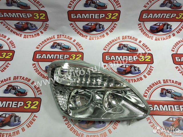 Фара газ Газель 3302,2217,33104 н/о, пластик, Хром