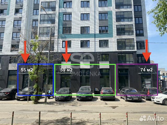 Торговая площадь, 74.00м2 Торговая площадь, 74.00м2