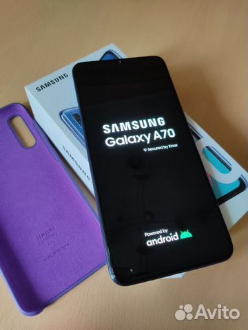 Смартфон Samsung galaxy a70 6/128gb blue/синий