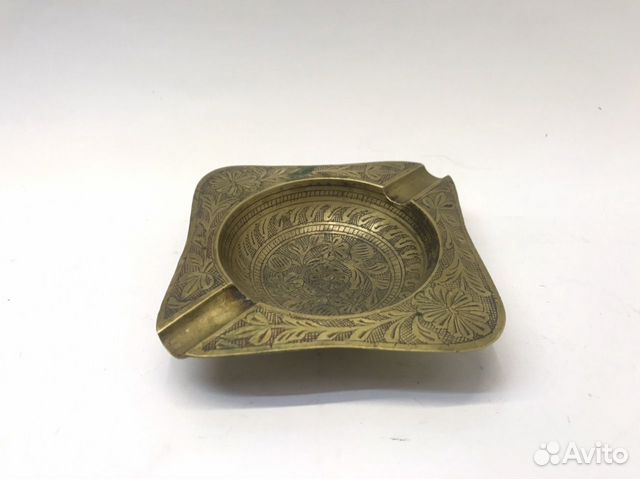 А721 винтажная индийская пепельница