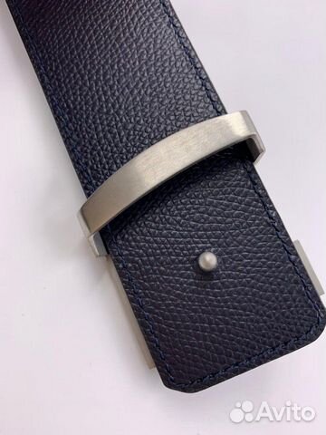 Новый мужской кожаный ремень Louis Vuitton чёрный Новый мужской кожаный ремень Louis Vuitton чёрный