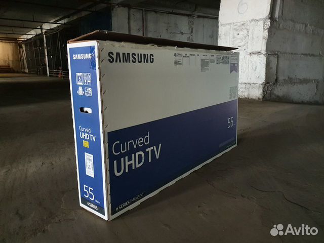Коробка от телевизора samsung MU6300, 55 дюймов Коробка от телевизора samsung MU6300, 55 дюймов