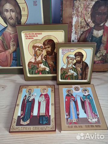 Рукописная икона 