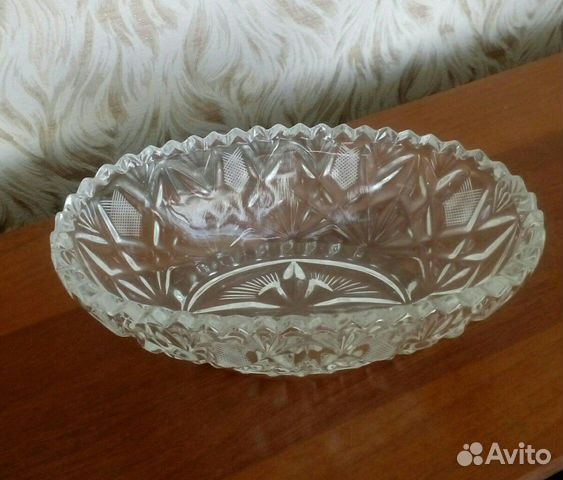 Салатник из хрусталя СССР Салатник из хрусталя СССР