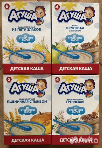 Каши Агуша Каши Агуша