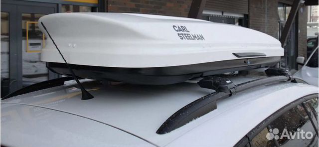 Бокс на крышу carl steelman 540 Sport белый карбон Бокс на крышу carl steelman 540 Sport белый карбон