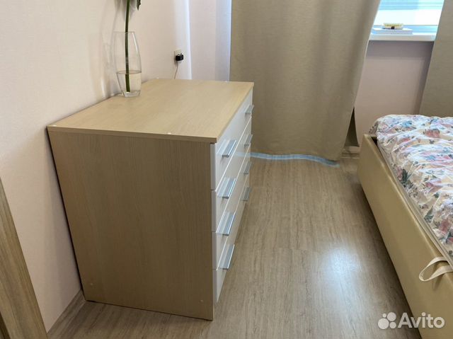 Комод белый / дуб морена Комод белый / дуб морена