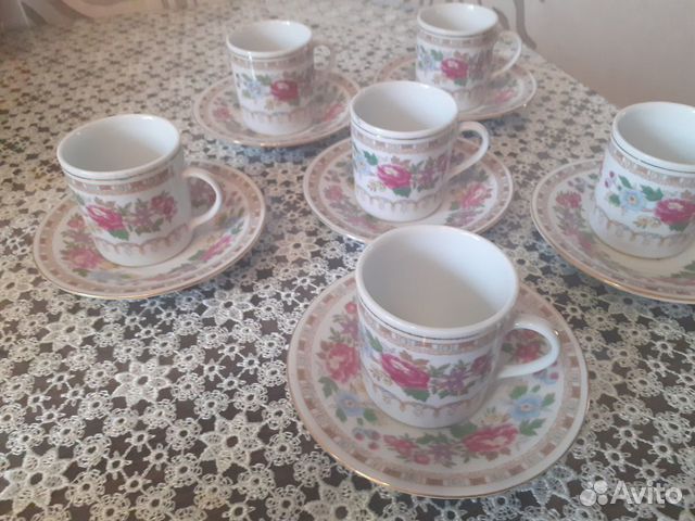 Кофейный сервиз 12 предметов