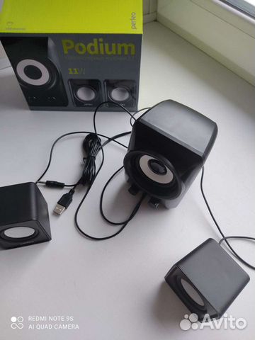 Колонки компьютерные perfeo Podium (PF-695) черный