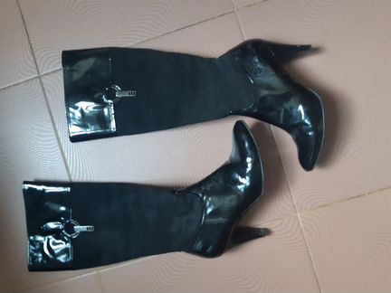 Сапоги натуральная кожа