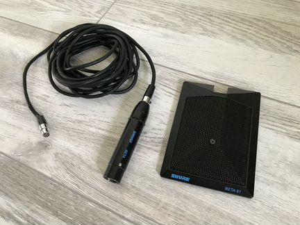 Микрофон Shure Beta 91 для бас-барабана