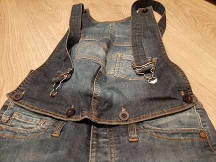 Джинсовый комбинезон для беременных 42