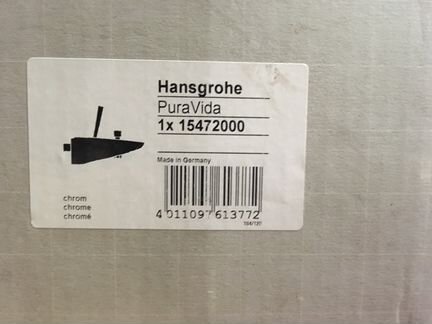 Смеситель Hansgrohe Pura Vida