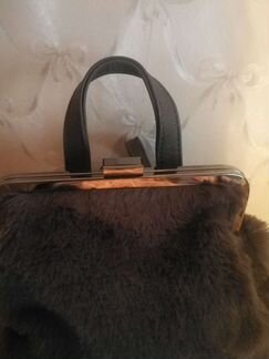 Новый Рюкзак женский меховой