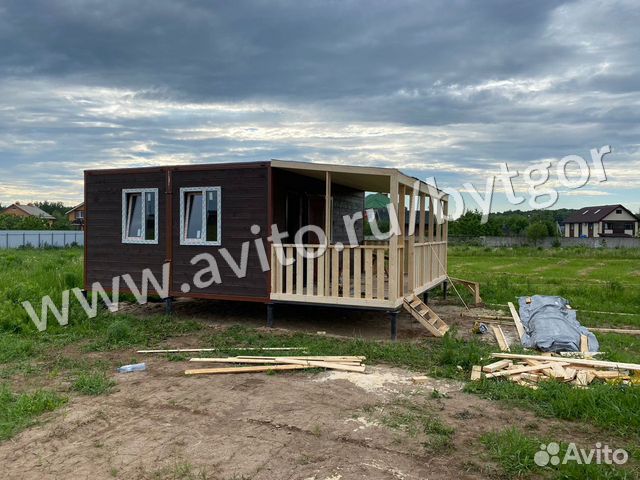 Домик дачный с верандой