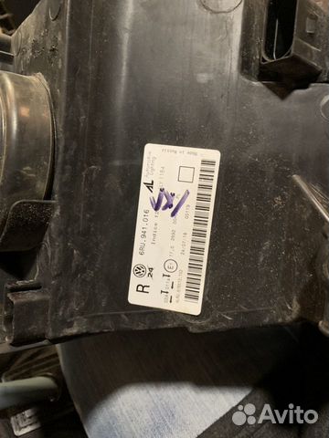 Фара Volkswagen polo