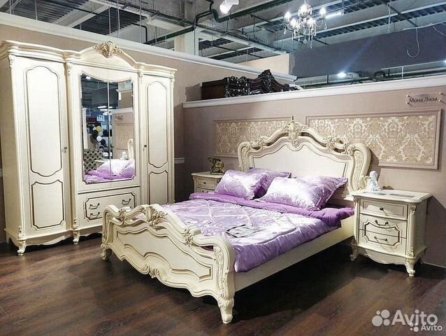 Спальня Мона Лиза крем 4х дв Эра самые низкие