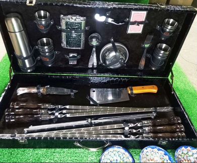 Шампуры- Подарочный набор для мужчuн