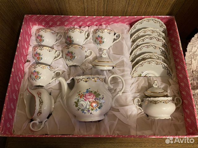 Сервиз чайный (6 персон, Чехия) новый