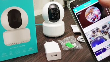 Видеонаблюдение Поворотная wi-fi ip видеокамера