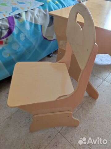 Детская растущая парта со стулом
