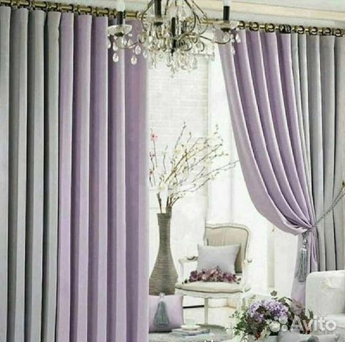 Комплект шторы и тюль новые