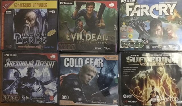 Продам игровые диски для пк