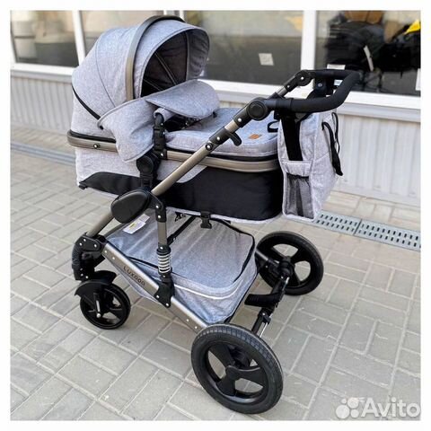 Коляска 2в1 - luxmom 555 NEW