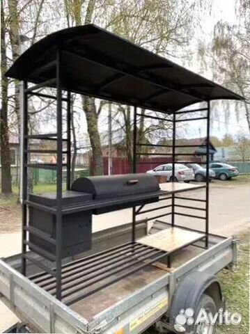 Мангал С печкой под казан