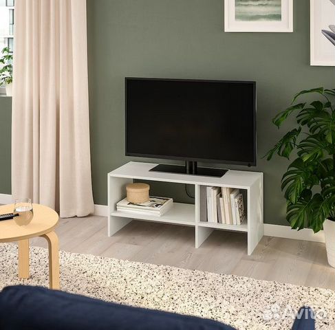 Тумба под тв IKEA, белая + доставка бесплатно