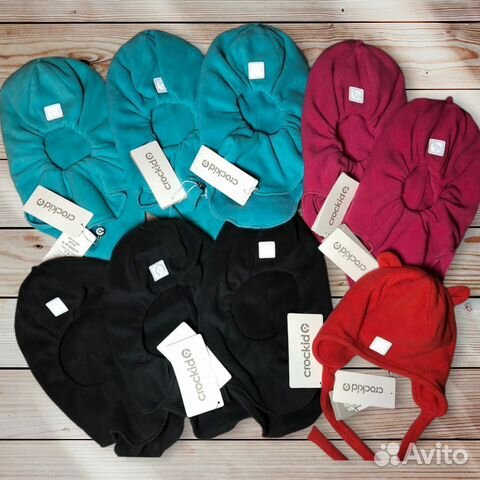 Шапка шлем Крокид двойной флис 46-48,44-46